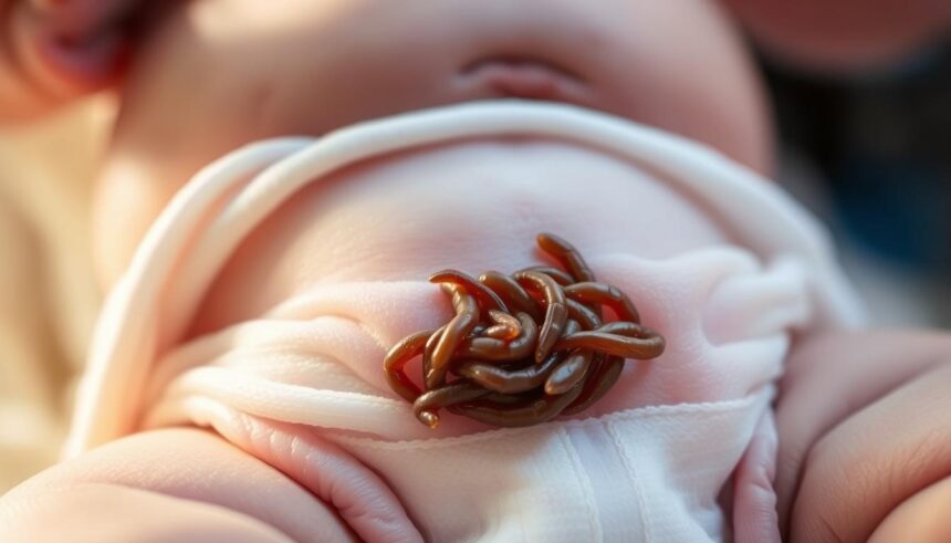 Co na robaki w kupce niemowlaka