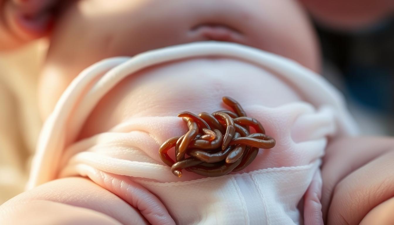 Co na robaki w kupce niemowlaka